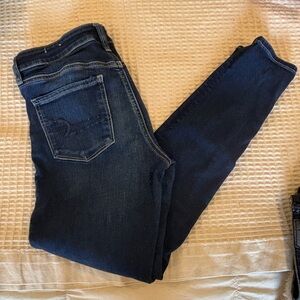 American Eagle Outfitters Dark Indigo Skinny Jeans
